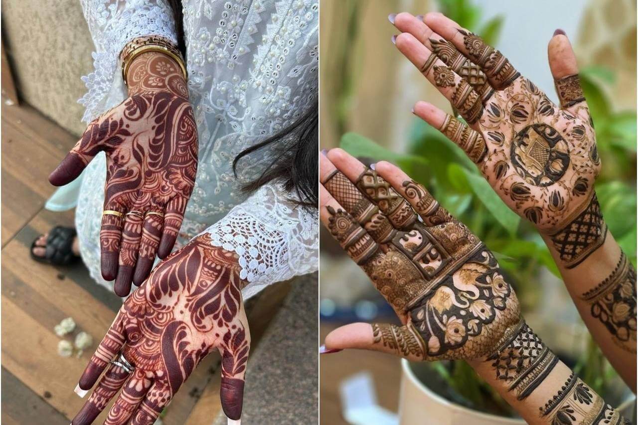 Easy Mehndi Design Front Hand