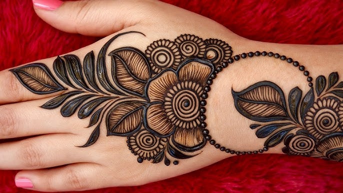 Back Hand Mehndi Design
