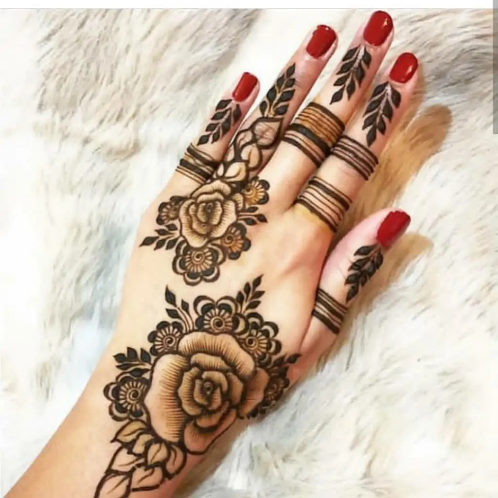 Back Hand Mehndi Design