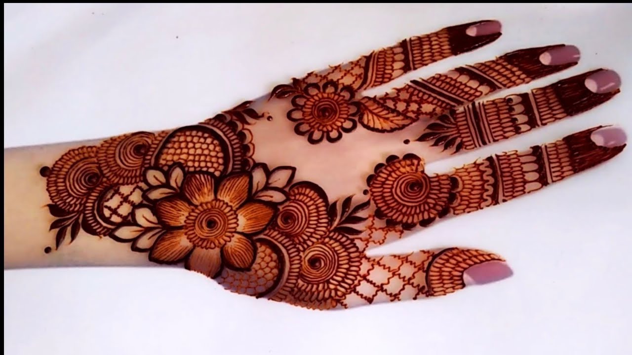 Back Hand Mehndi Design