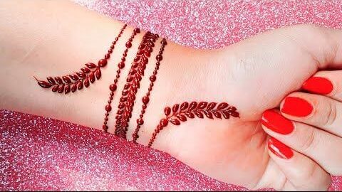 Bracelet Style Mehndi Design