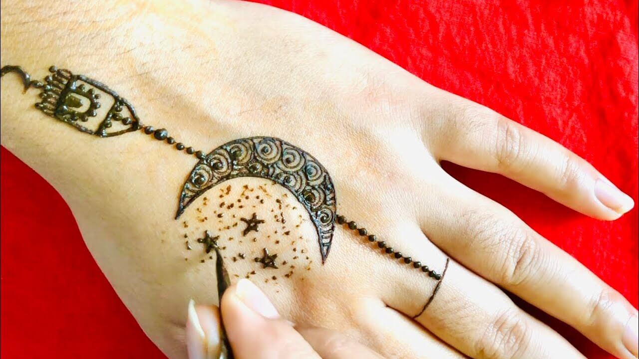 Chand Raat Mehndi Design Simple
