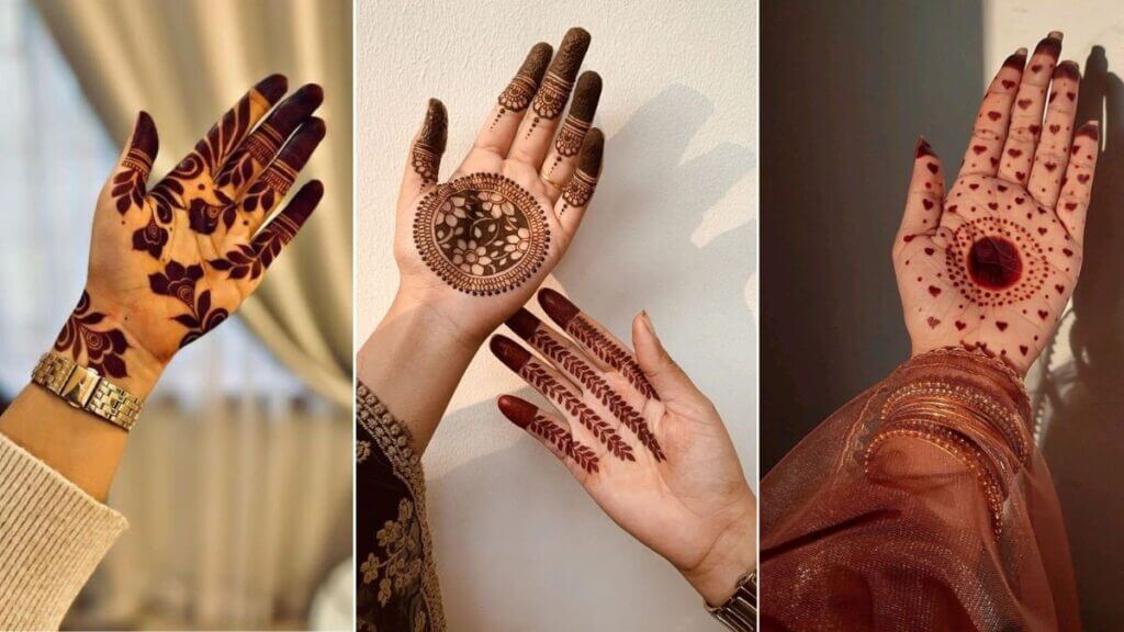 Chand Raat Mehndi Design Simple