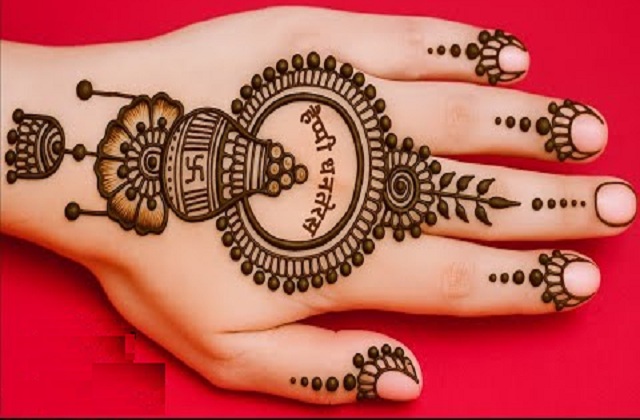 Diwali Mehndi Design