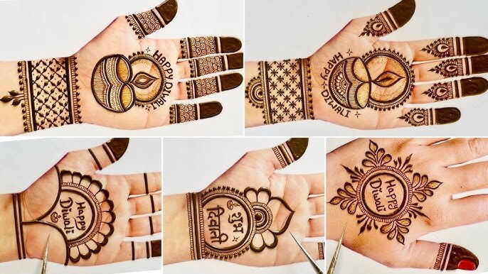 Easy mehndi design step by step for beginners