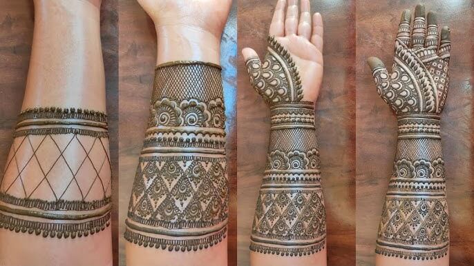 Easy mehndi design step by step for beginners