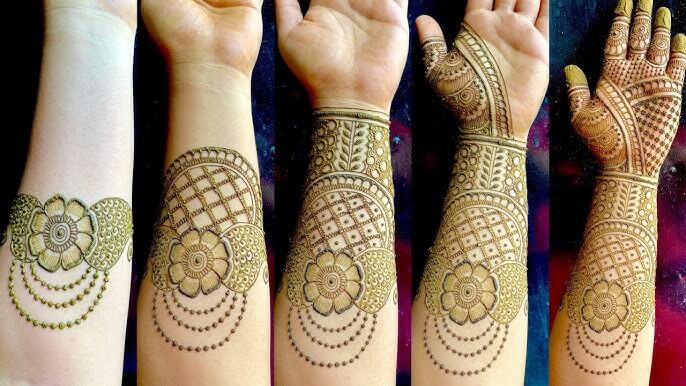 Easy mehndi design step by step for beginners