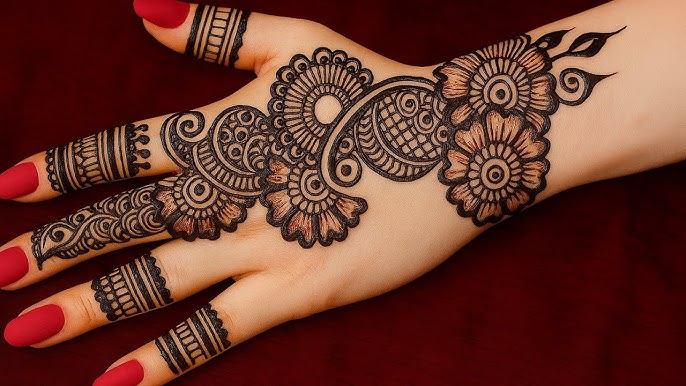 Eid Mehndi Design Simple and Beautiful