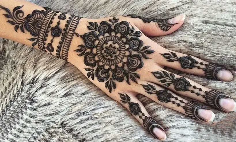 Eid Mehndi Design Simple and Beautiful