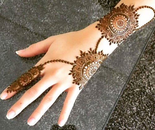 Eid Mehndi Design for Girls