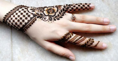 Eid Mehndi Design for Girls