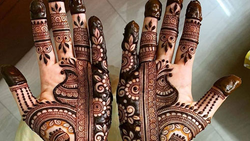 Eid Mehndi Design for Girls