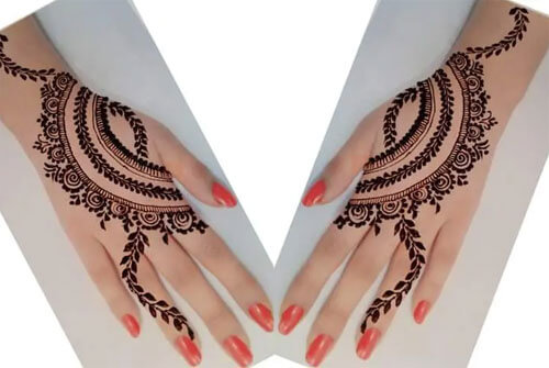Eid Mehndi Design for Girls