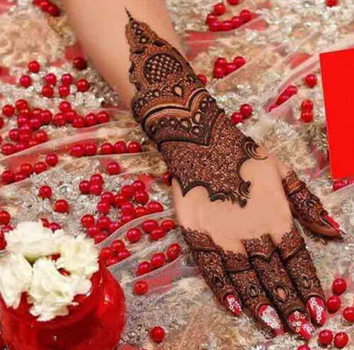 Eid Mehndi Design for Girls