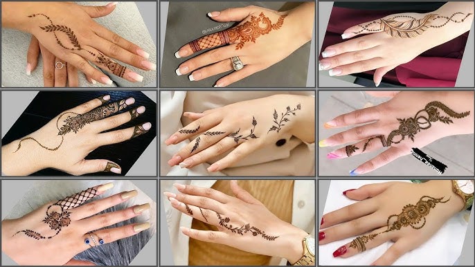 Finger Mehndi Design 