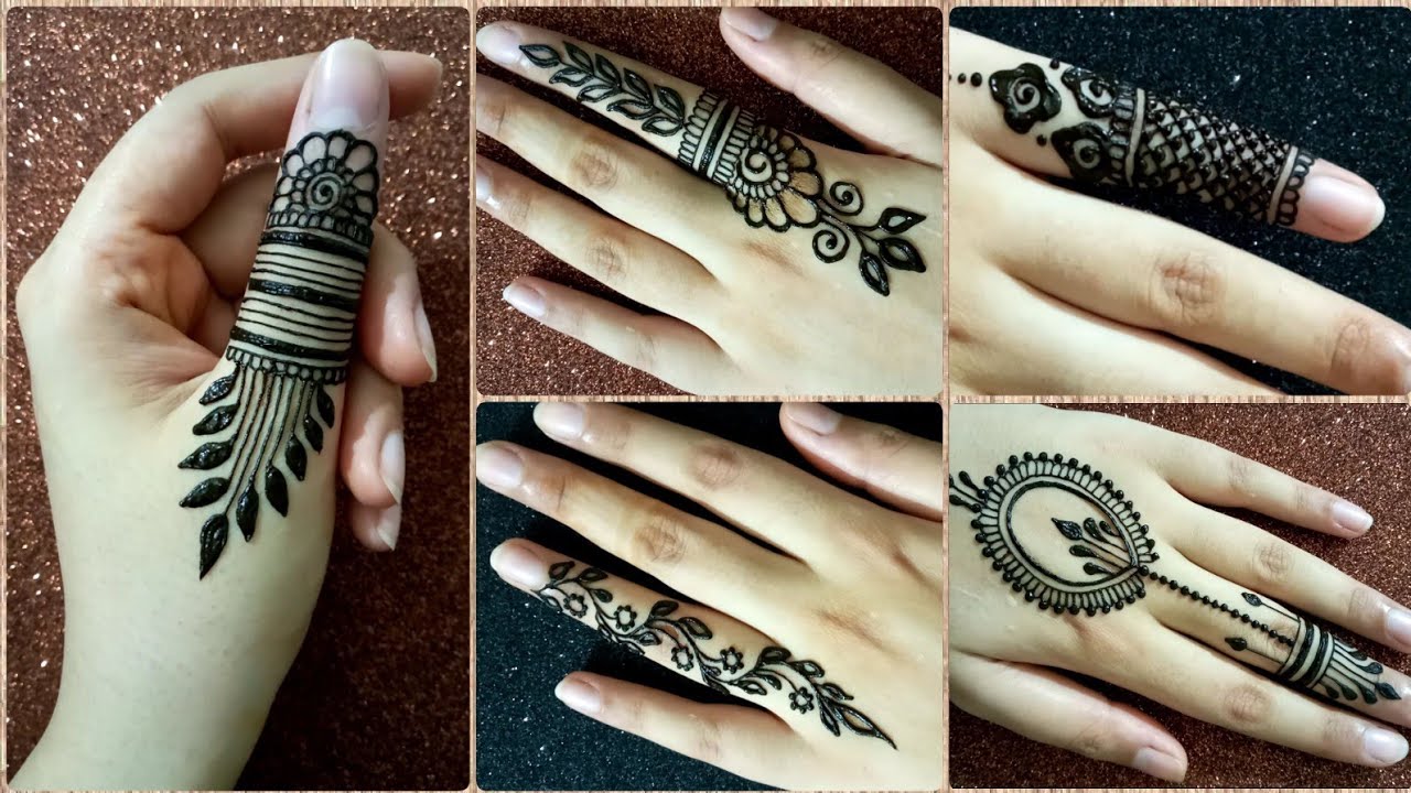 Finger Mehndi Design 