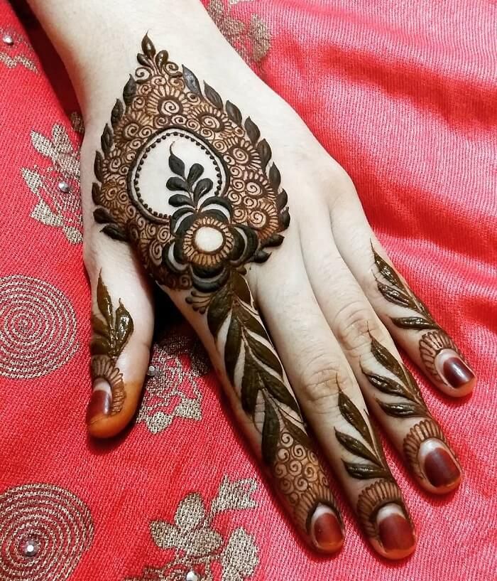 Finger Mehndi Design 