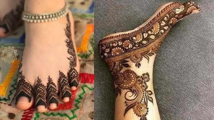 Foot Mehndi Design