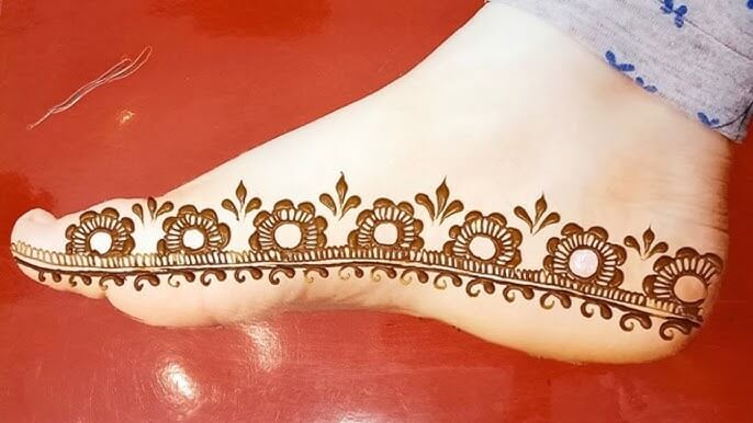 Foot Mehndi Design