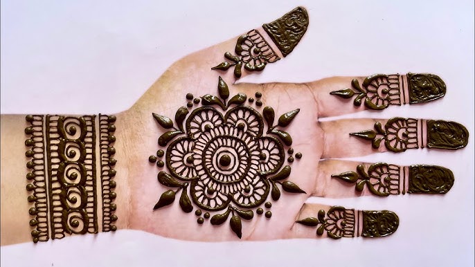 Front Mehndi Design