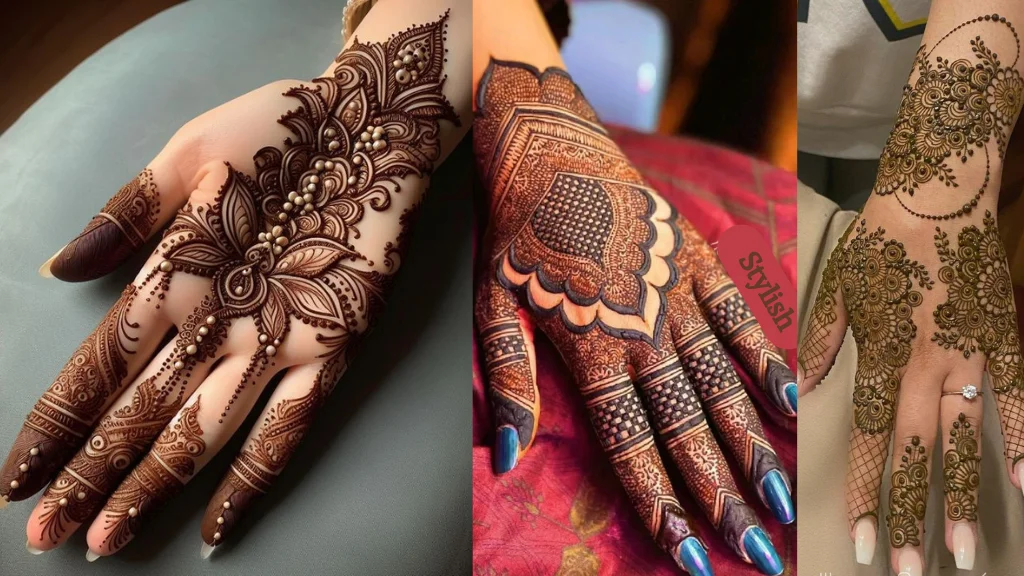 Front hand mehndi