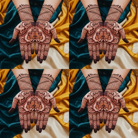 Front hand mehndi