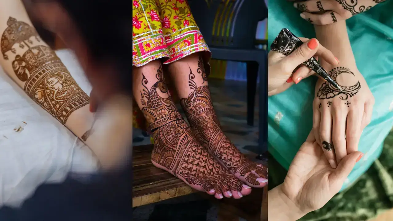 Full Moon Mehndi Designs
