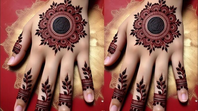 Gol Chand Mehndi Design