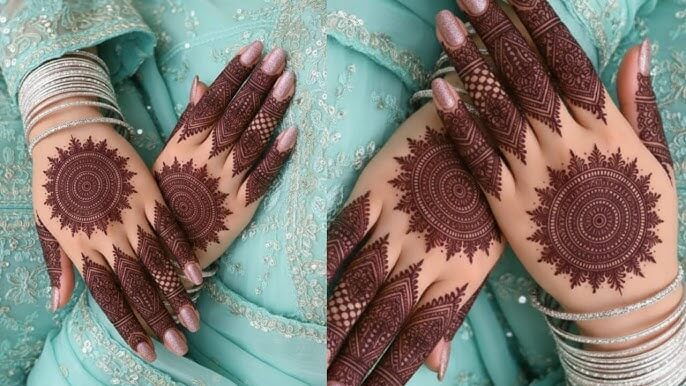 Gol Chand Mehndi Design