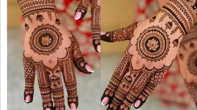 Gol Chand Mehndi Design