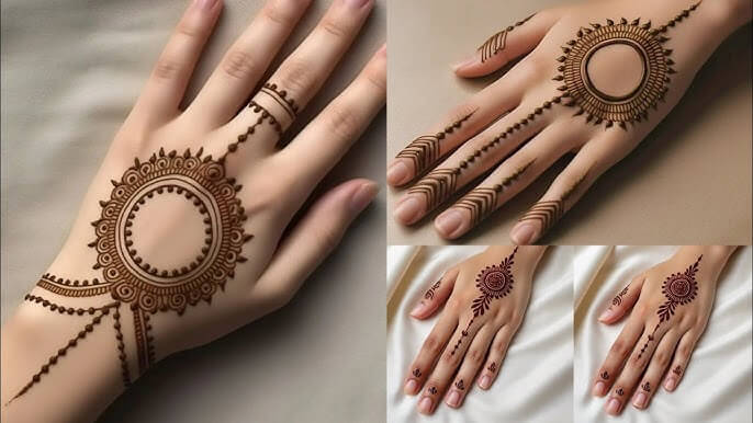 Gol Chand Mehndi Design