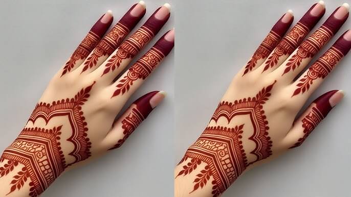 Gol Chand Mehndi Design
