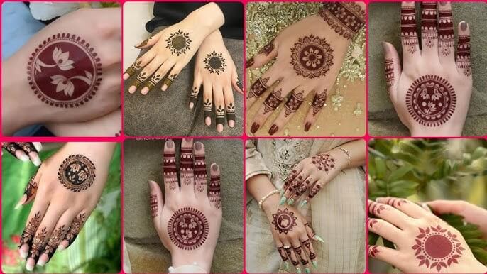 Gol Chand Mehndi Design