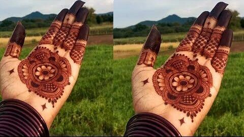 Gol Chand Mehndi Design