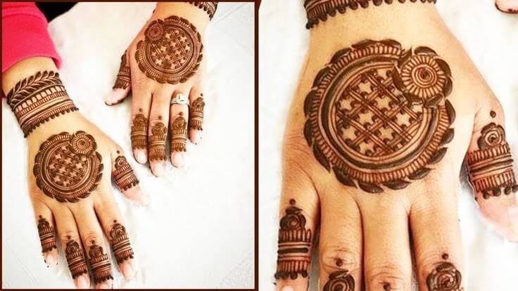 Gol Chand Mehndi Design