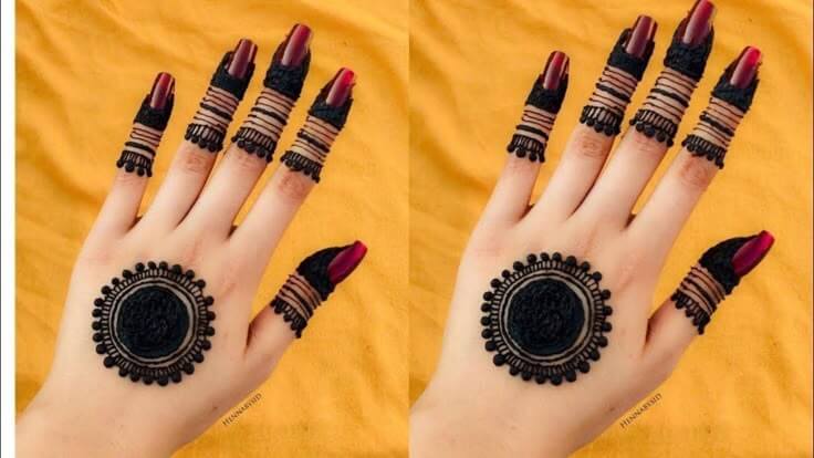 Gol Chand Mehndi Design