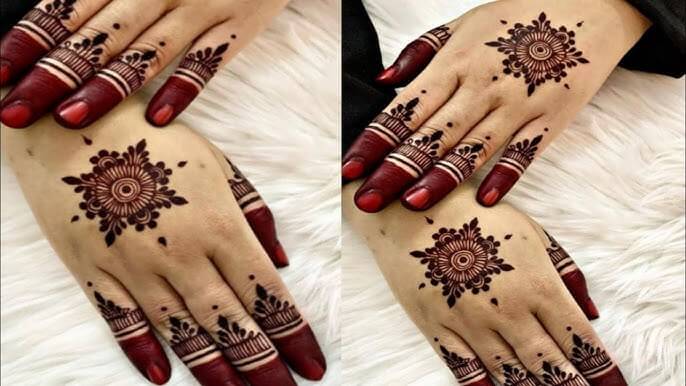 Gol Chand Mehndi Design