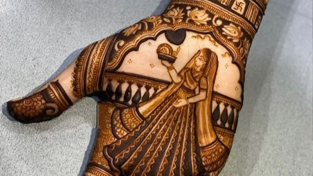Karwa Chauth Mehndi Design