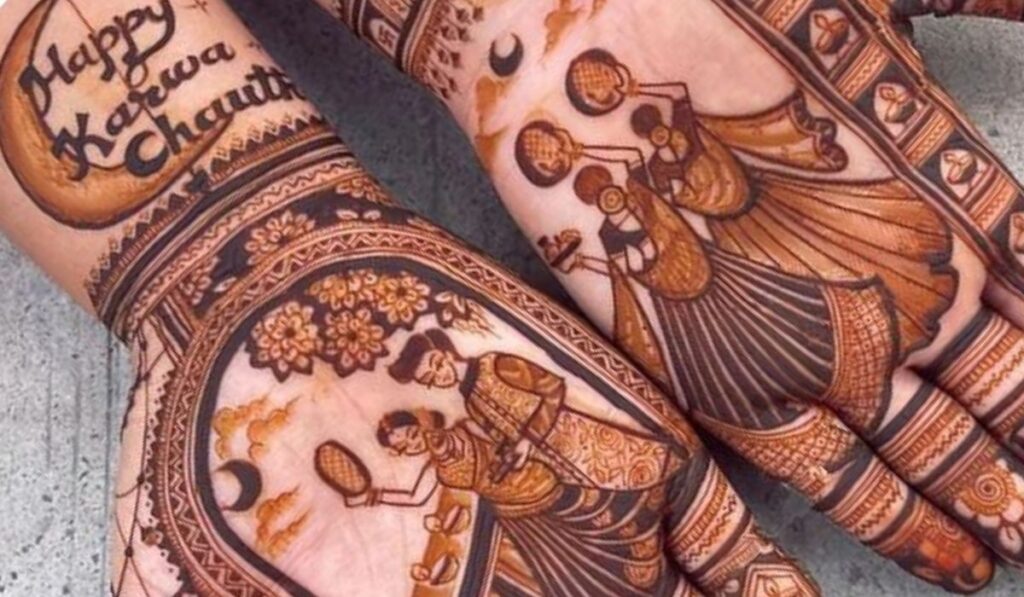 Karwa Chauth Mehndi Design