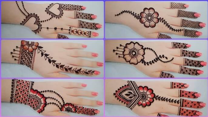 Front Mehndi Design