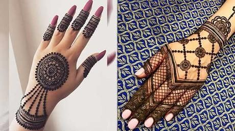 Easy Mehndi Design Back Hand