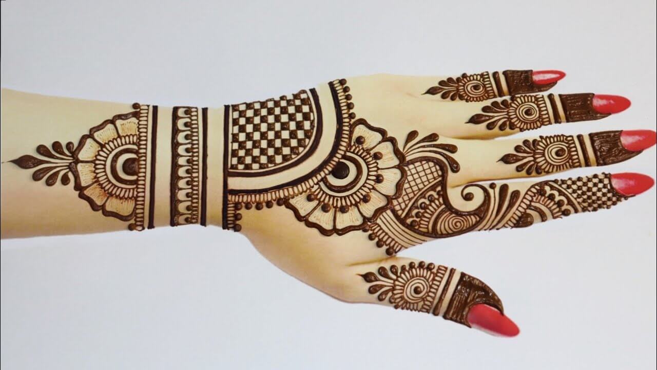 Easy Mehndi Design Back Hand
