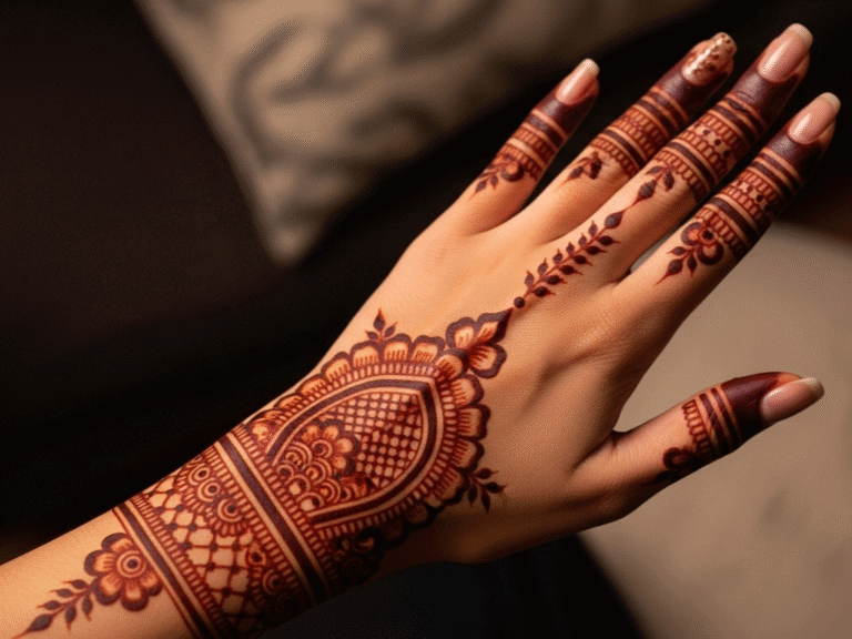 Mehndi Design Back Hand