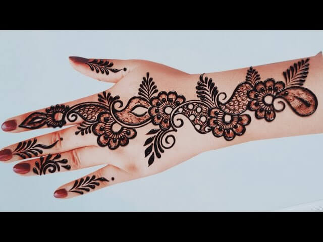 Mehndi Design Back Hand