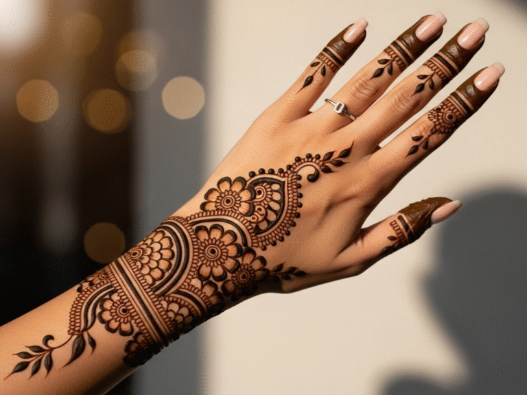 Mehndi Design Back Hand