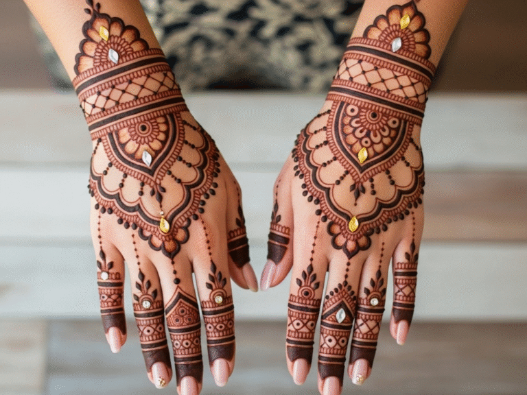 Mehndi Design Back Hand