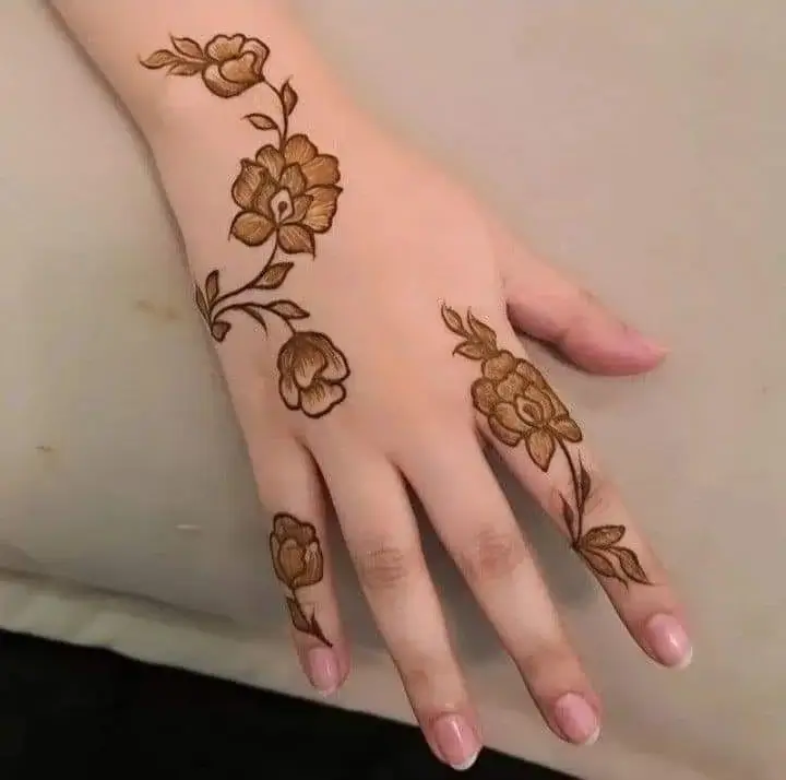 Mehndi Design Back Hand