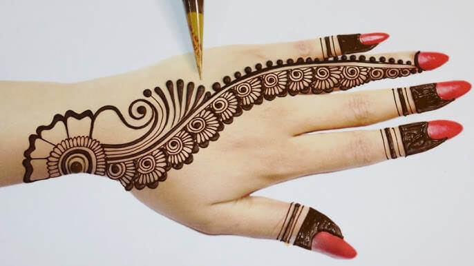 Mehndi Design Back Hand