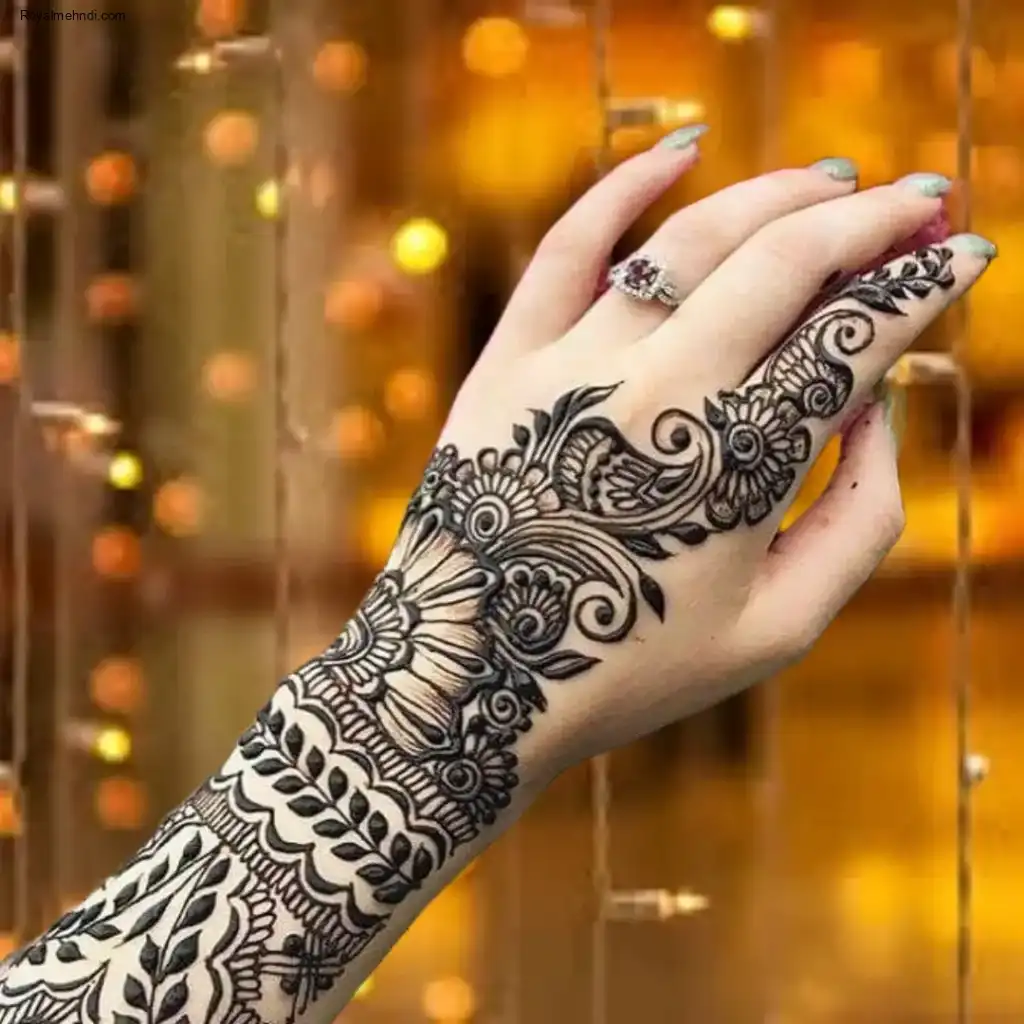 Mehndi Design Back Hand