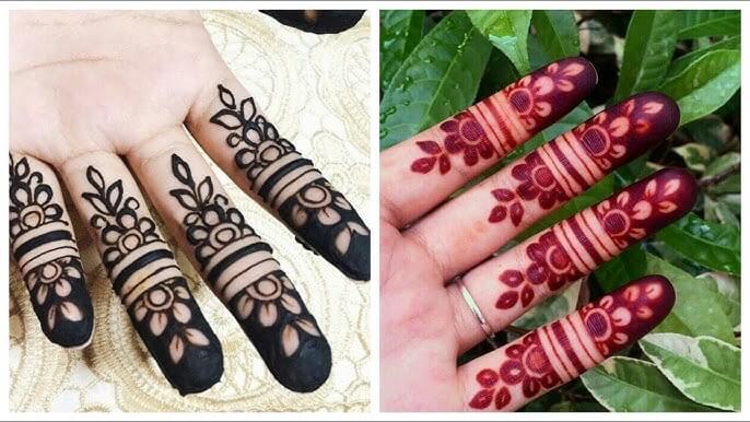 Mehndi Finger Design